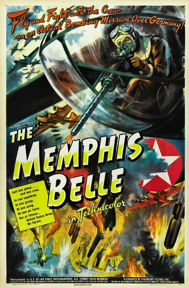 Мемфис Белль: История летающей крепости (1944) постер