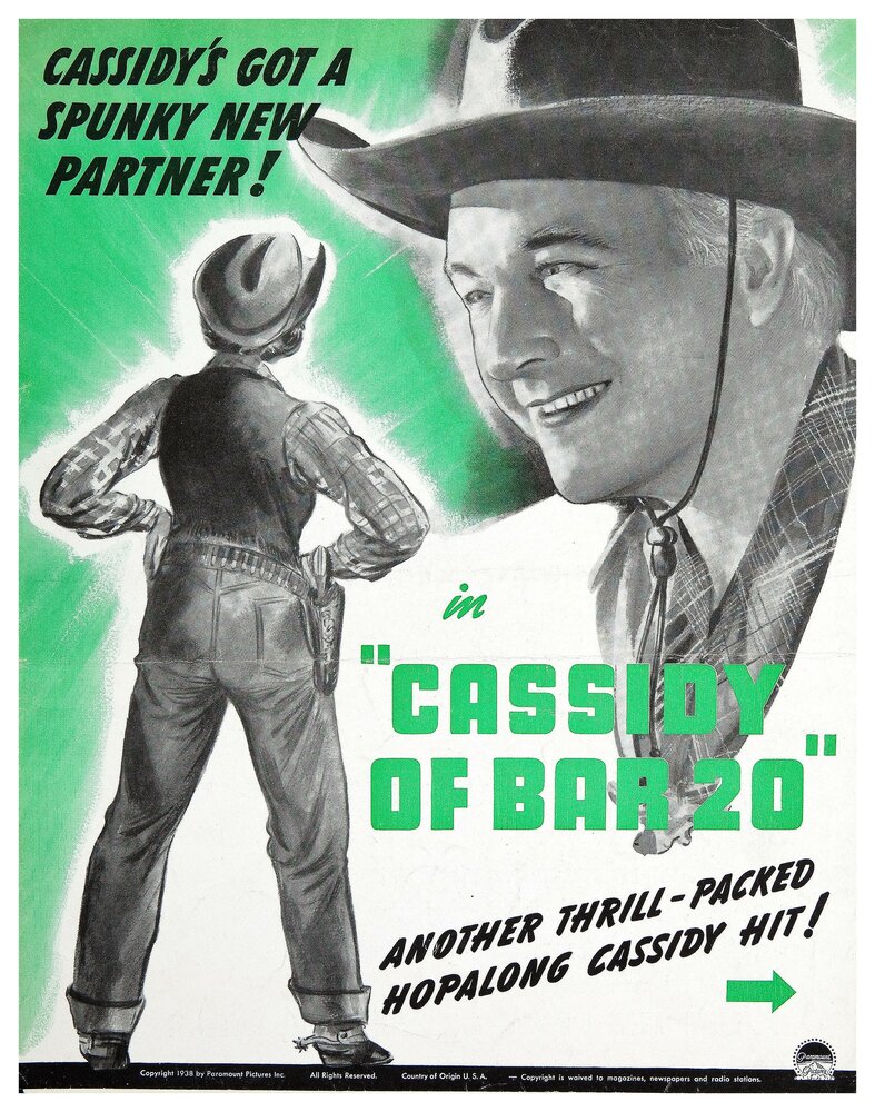 Cassidy of Bar 20 (1938) постер