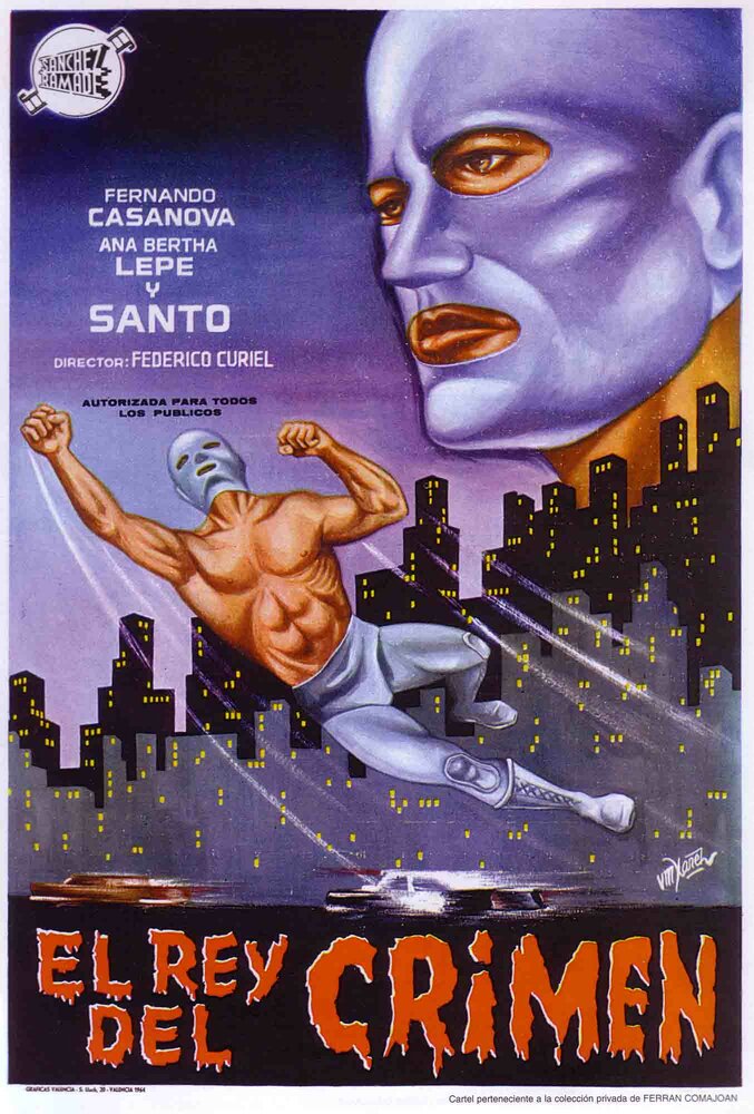 Санто против короля преступлений (1962) постер