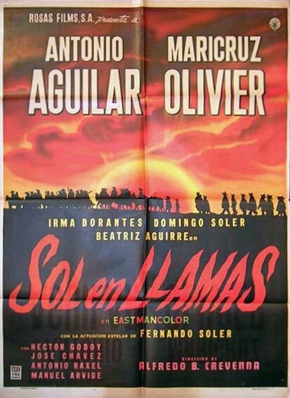Sol en llamas (1962) постер