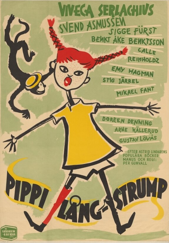 Пеппи Длинныйчулок (1949) постер
