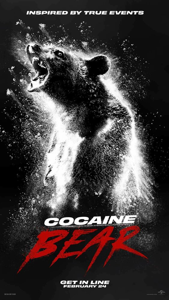 Кокаиновый медведь (2023) постер