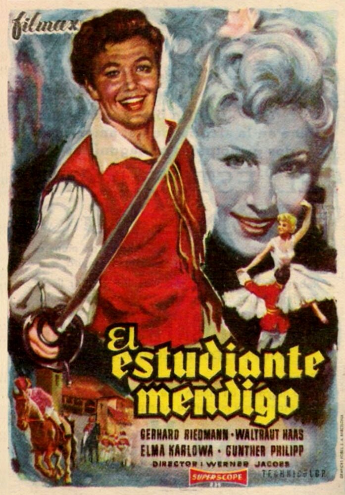 Нищий студент (1956) постер
